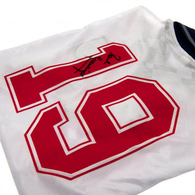 England FA Gascoigne Signed Shirt - Gift Arch