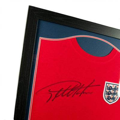 England FA Sir Geoff Hurst Signed Shirt (Framed) - Gift Arch