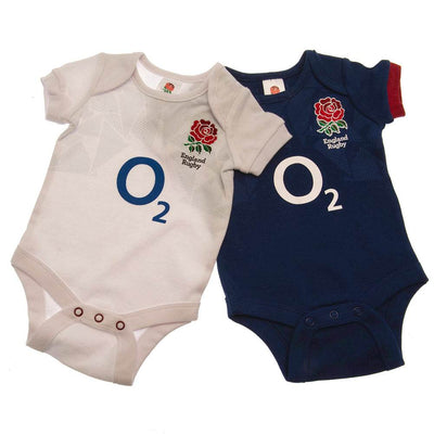 England RFU 2 Pack Bodysuit 0/3 mths PC - Gift Arch