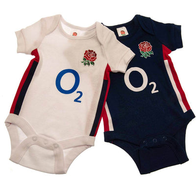 England RFU 2 Pack Bodysuit 12-18 Mths RB - Gift Arch
