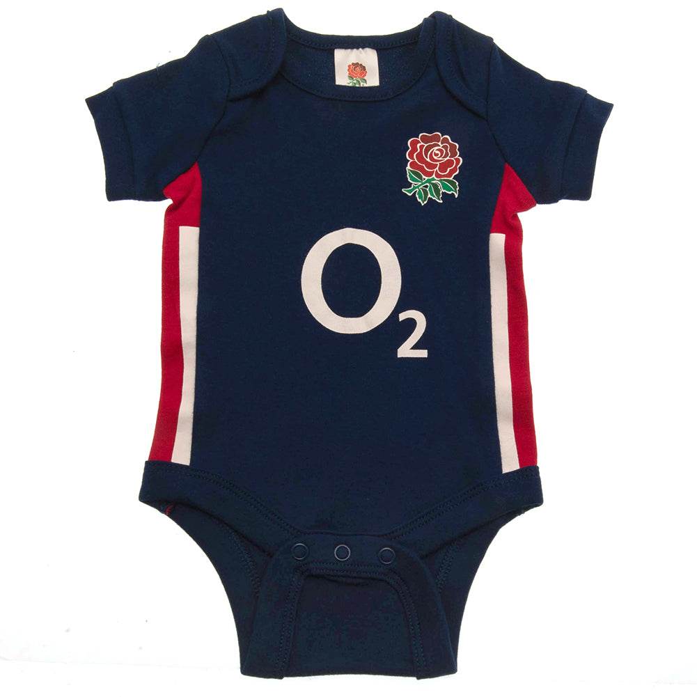 England RFU 2 Pack Bodysuit 12-18 Mths RB - Gift Arch