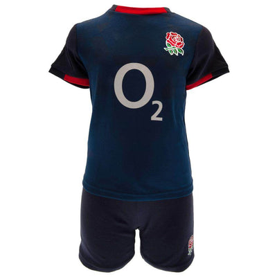 England RFU Shirt & Short Set 18/23 mths NV - Gift Arch