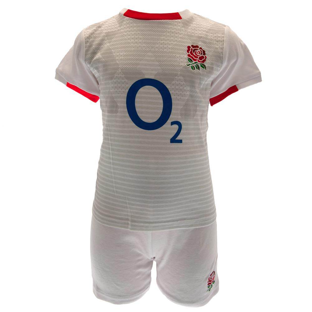 England RFU Shirt & Short Set 9/12 mths ST - Gift Arch