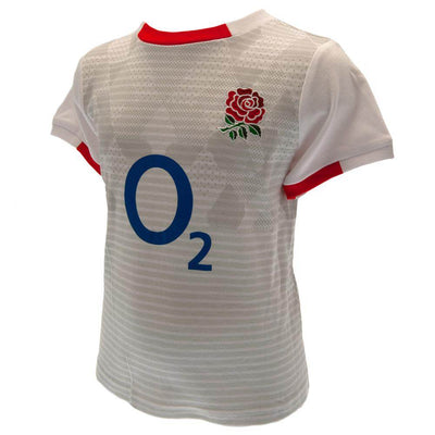 England RFU Shirt & Short Set 9/12 mths ST - Gift Arch