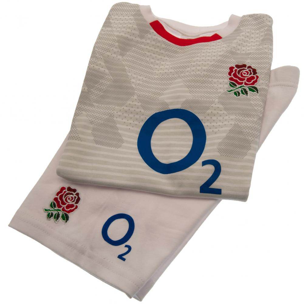 England RFU Shirt & Short Set 9/12 mths ST - Gift Arch
