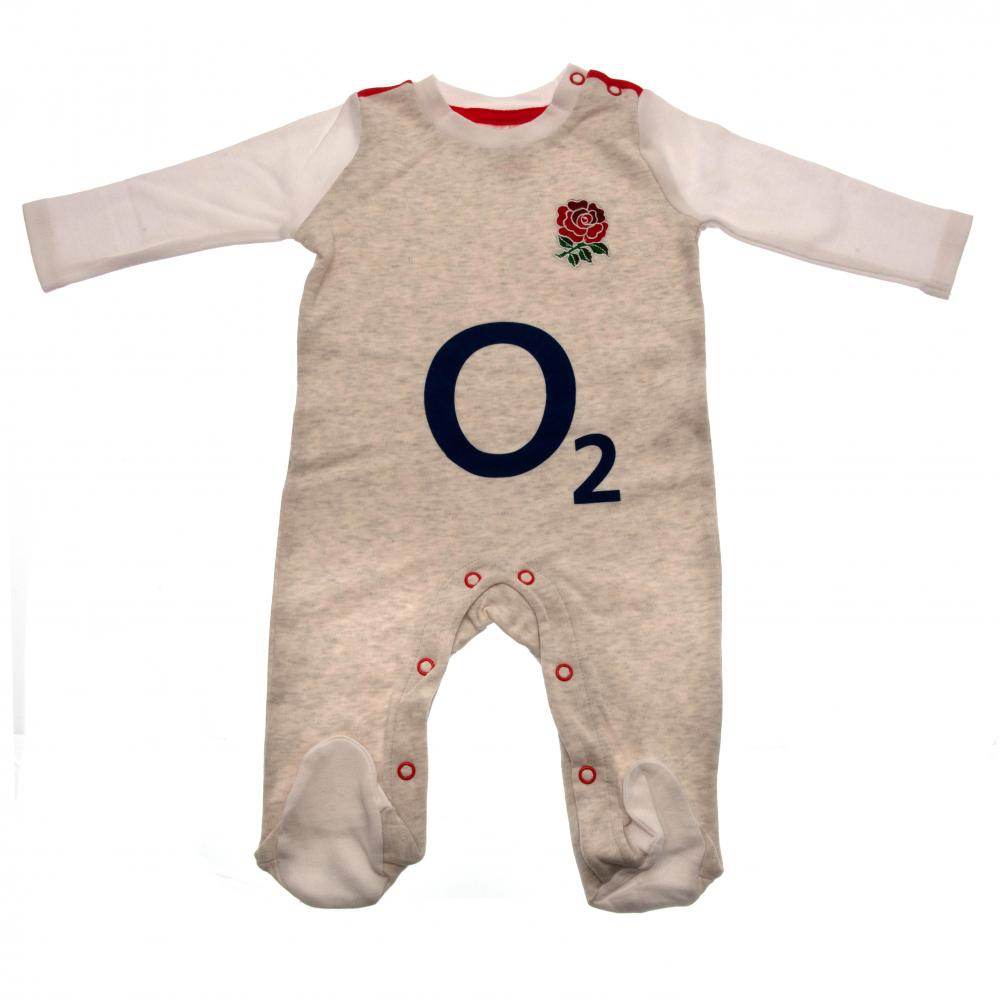 England RFU Sleepsuit 12/18 mths GR - Gift Arch