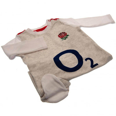 England RFU Sleepsuit 12/18 mths GR - Gift Arch