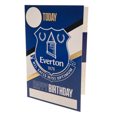 Everton FC Birthday Card With Stickers - Gift Arch