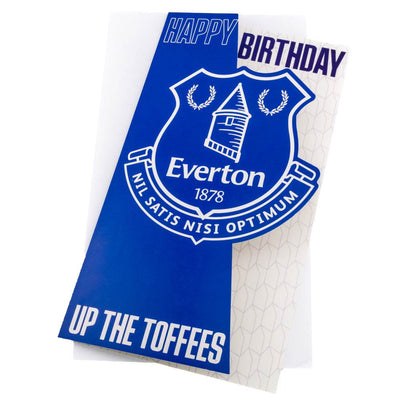 Everton FC Crest Birthday Card - Gift Arch