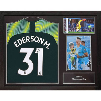 Everton FC Ferguson Signed Shirt (Framed) - Gift Arch