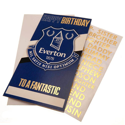 Everton FC Personalised Birthday Card - Gift Arch