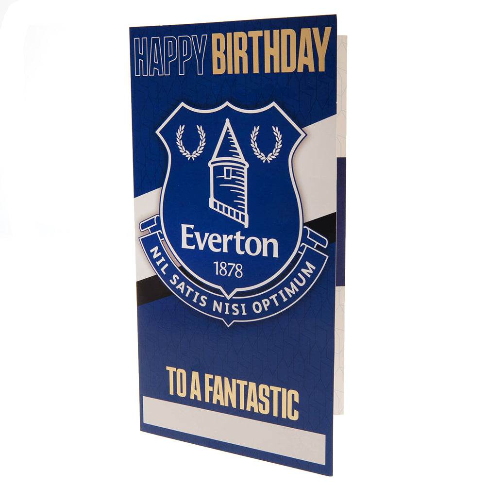 Everton FC Personalised Birthday Card - Gift Arch