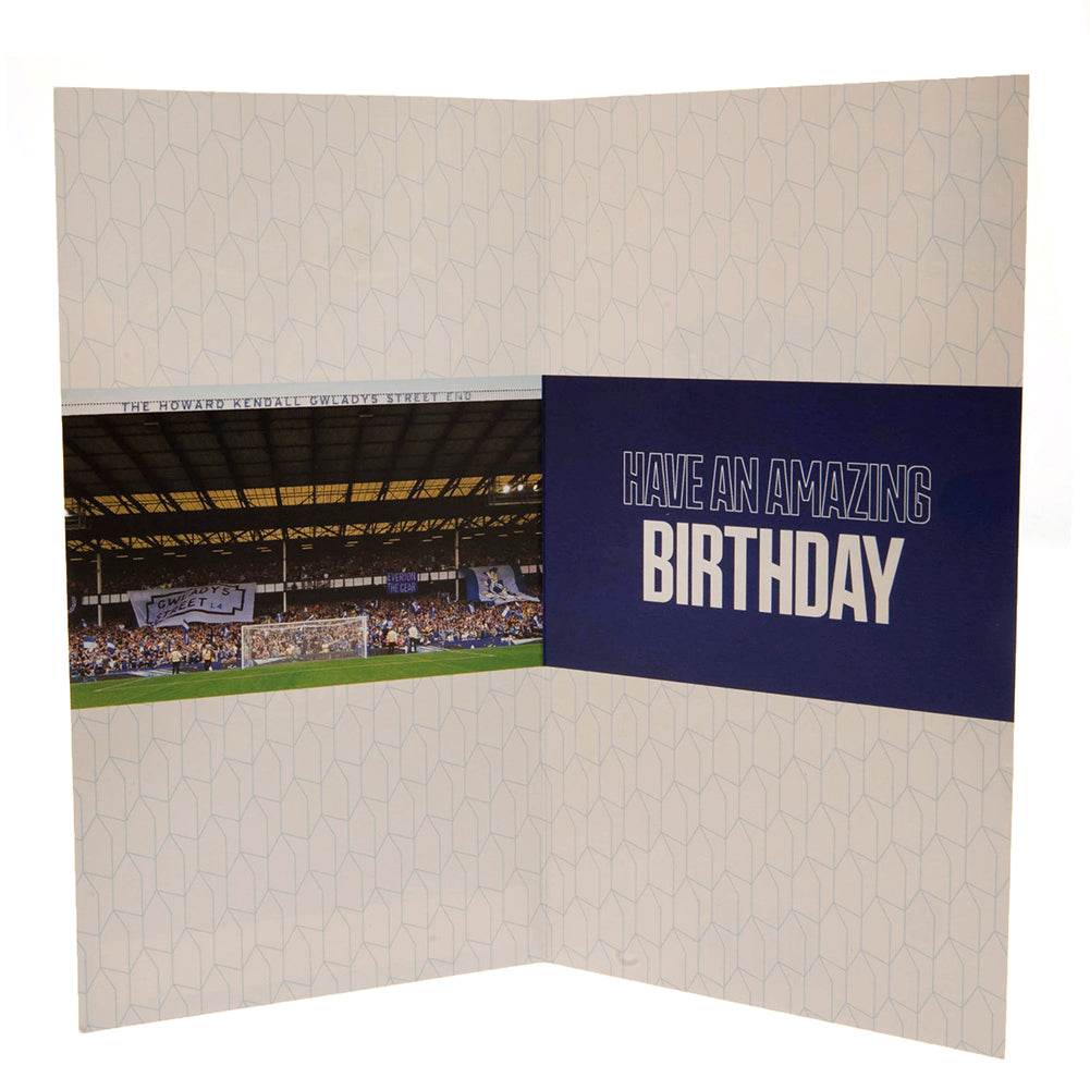 Everton FC Personalised Birthday Card - Gift Arch