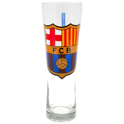 FC Barcelona Colour Crest Tall Beer Glass - Gift Arch
