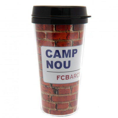 FC Barcelona Street Sign Travel Mug - Gift Arch