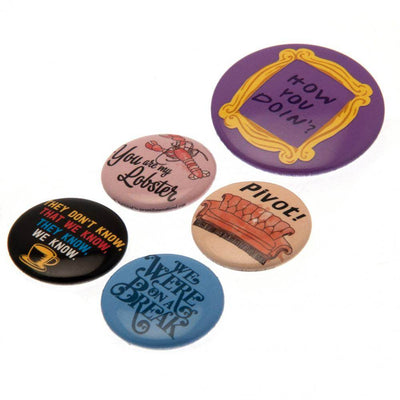 Friends Button Badge Set - Gift Arch