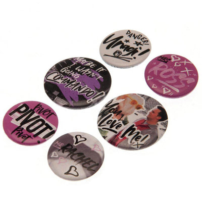 Friends Button Badge Set Doodle - Gift Arch