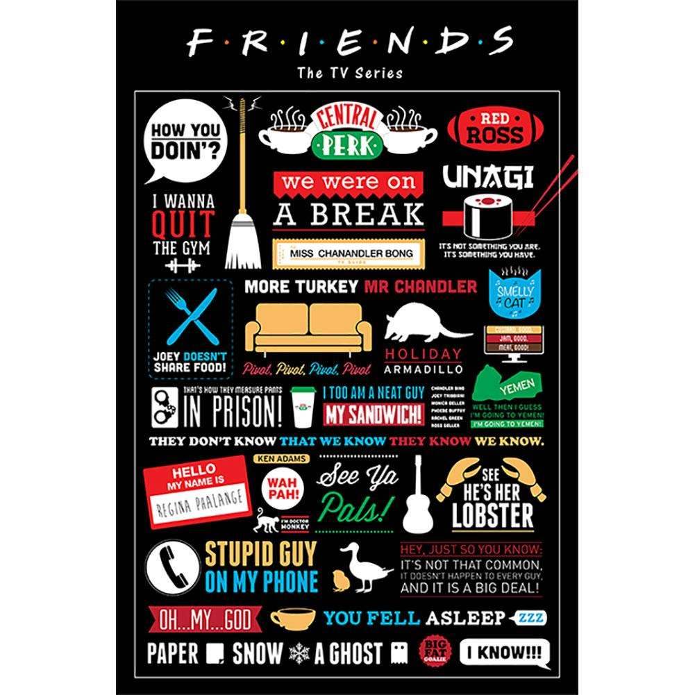 Friends Poster Infographic 150 - Gift Arch