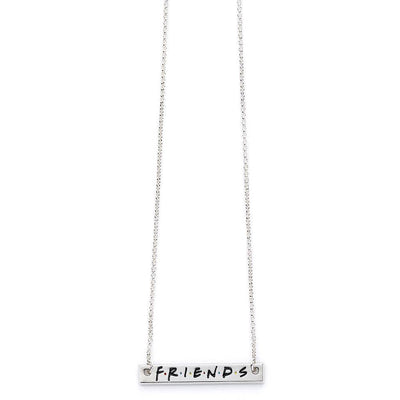 Friends Silver Plated Necklace Logo - Gift Arch