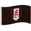 Fulham FC Core Crest Flag - Gift Arch