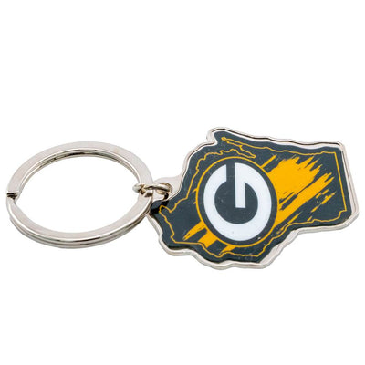 Green Bay Packers State Shape Keyring - Gift Arch