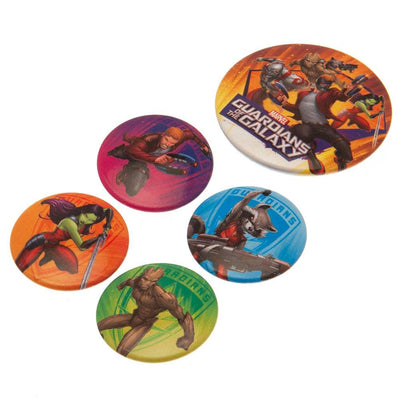 Guardians Of The Galaxy Button Badge Set - Gift Arch