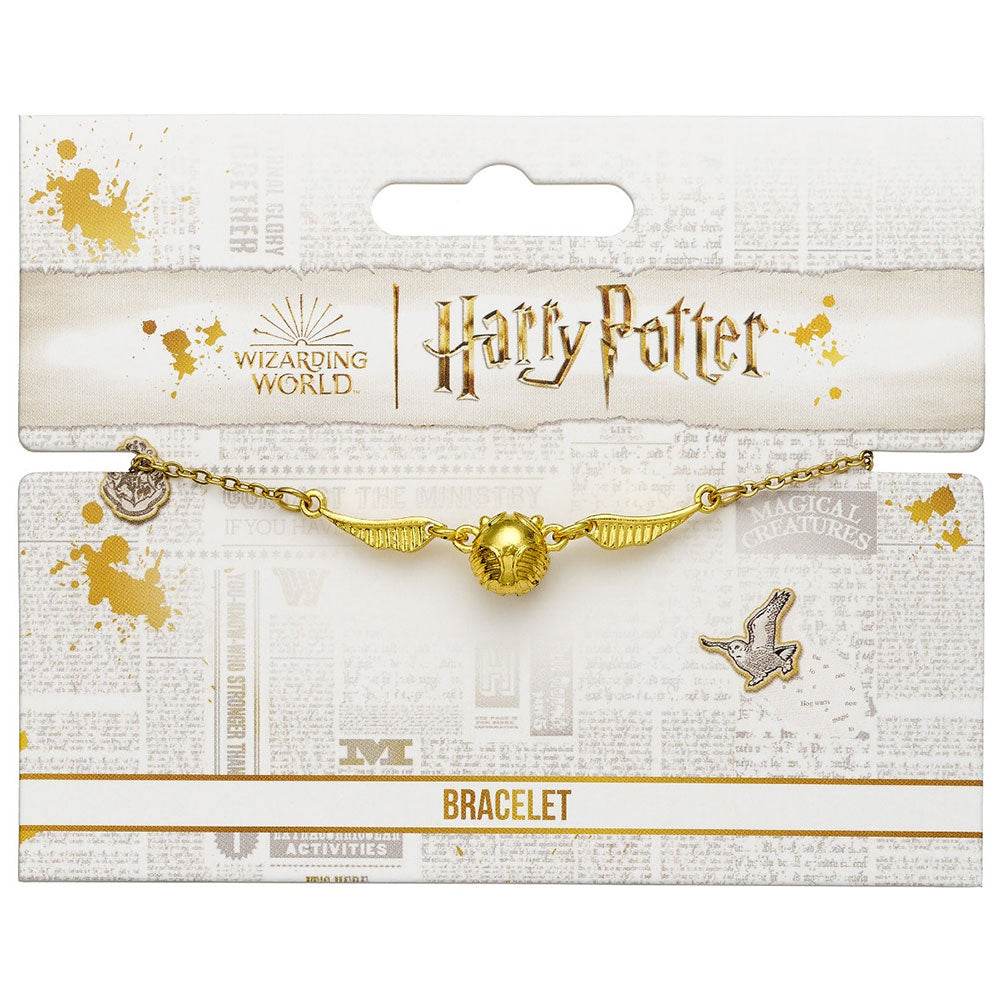 Harry Potter 3D Golden Snitch Bracelet - Gift Arch