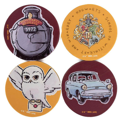 Harry Potter 4pk Eraser Set - Gift Arch