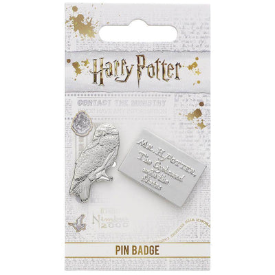 Harry Potter Badge Hedwig Owl & Letter - Gift Arch