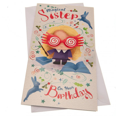 Harry Potter Birthday Card Sister - Gift Arch