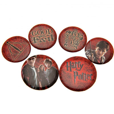 Harry Potter Button Badge Set Logo - Gift Arch