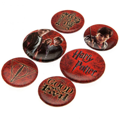 Harry Potter Button Badge Set Logo - Gift Arch