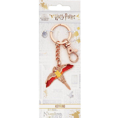 Harry Potter Charm Keyring Fawkes - Gift Arch