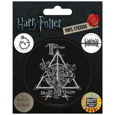 Harry Potter Deathly Hallows Stickers - Gift Arch