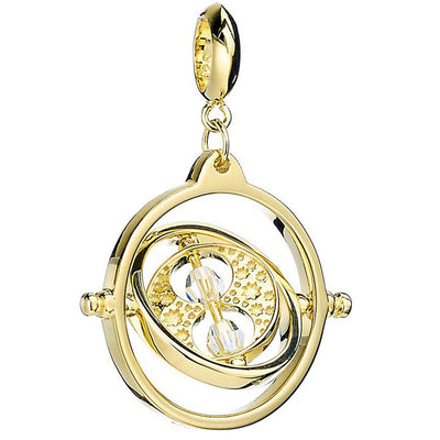 Harry Potter Gold Plated Crystal Charm Time Turner - Gift Arch