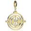 Harry Potter Gold Plated Crystal Charm Time Turner - Gift Arch