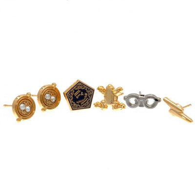 Harry Potter Gold Plated Earring Set - Gift Arch
