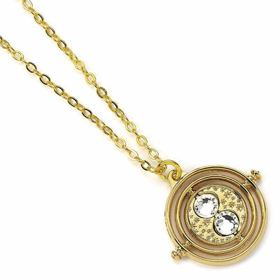 Harry Potter Gold Plated Fixed Time Turner Necklace - Gift Arch