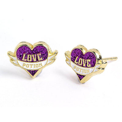Harry Potter Gold Plated Love Potion Stud Earrings - Gift Arch