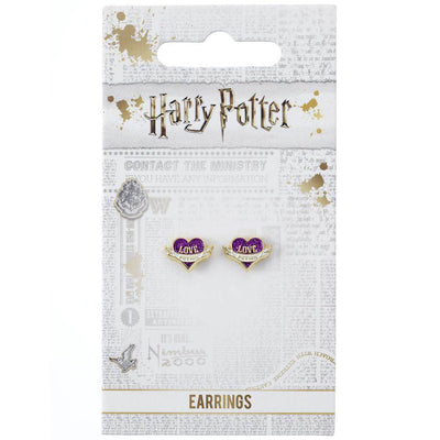 Harry Potter Gold Plated Love Potion Stud Earrings - Gift Arch