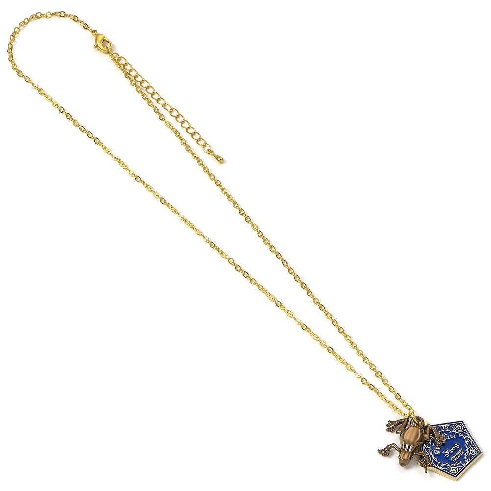 Harry Potter Gold Plated Necklace Chocolate Frog - Gift Arch