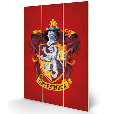 Harry Potter Gryffindor Wood Print - Gift Arch