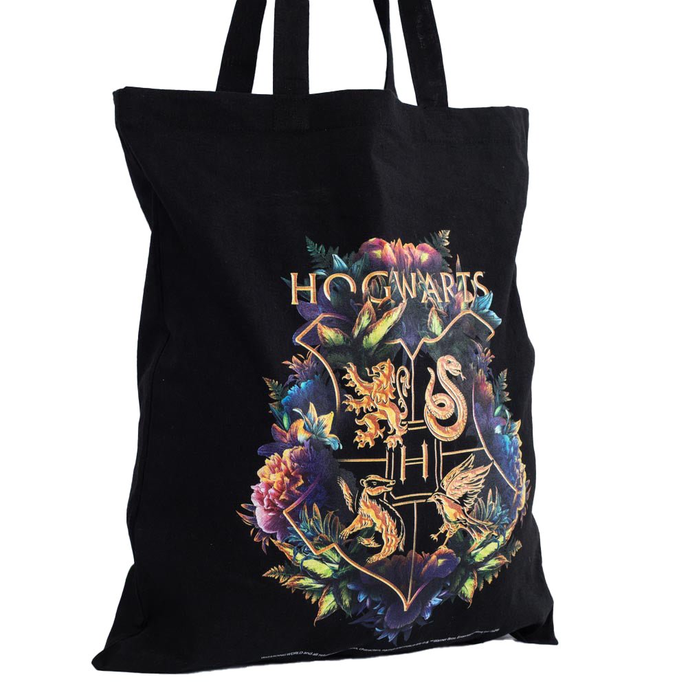 Harry Potter Hogwarts Crest Canvas Tote Bag - Gift Arch