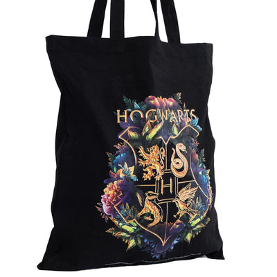 Harry Potter Hogwarts Crest Canvas Tote Bag - Gift Arch