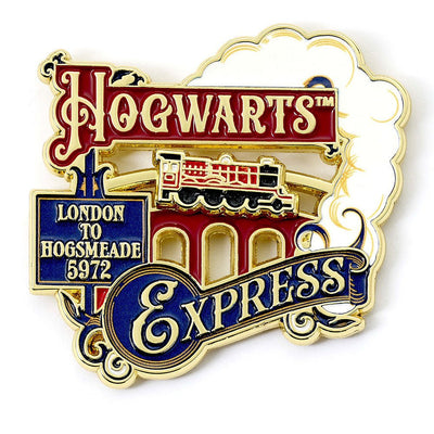 Harry Potter Hogwarts Express Sliding Pin Badge - Gift Arch