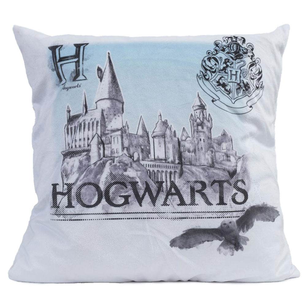 Harry Potter Hogwarts Velvet Feel Cushion - Gift Arch