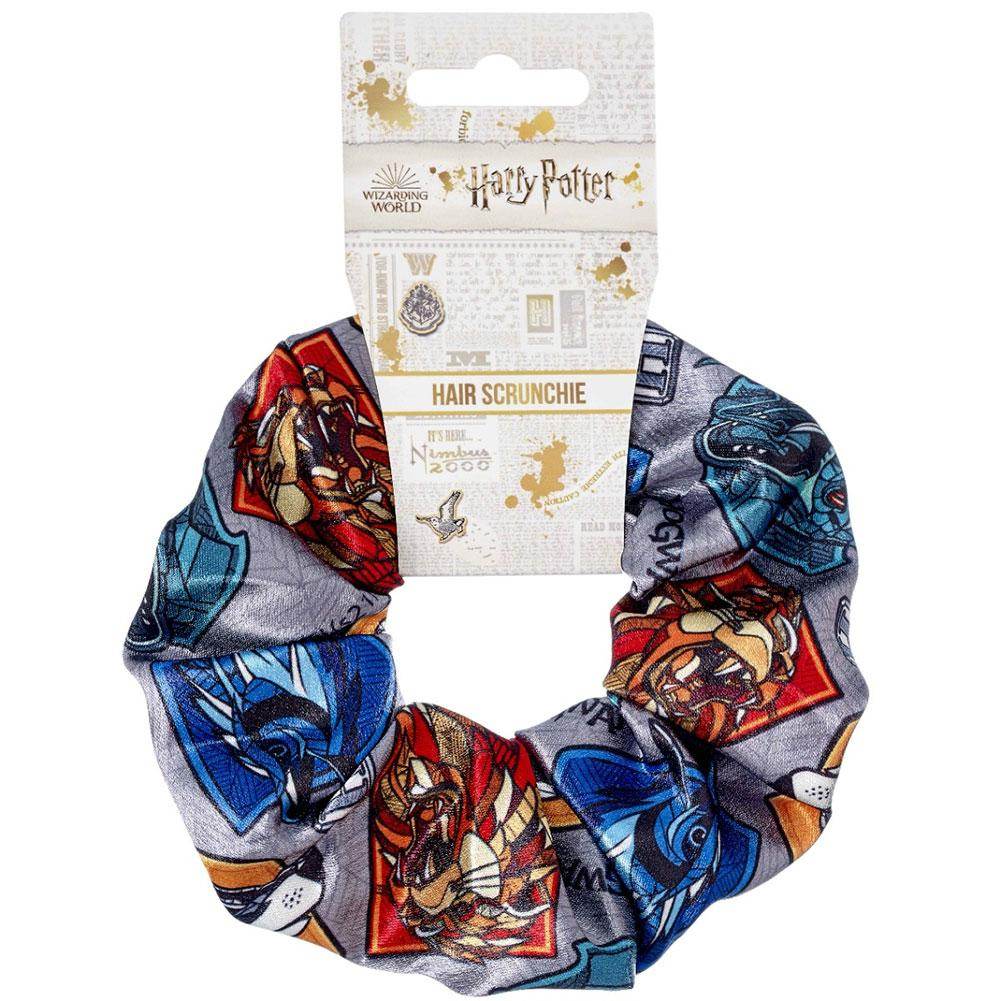 Harry Potter House Crests Hair Scrunchie - Gift Arch