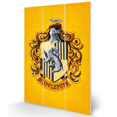 Harry Potter Hufflepuff Wood Print - Gift Arch