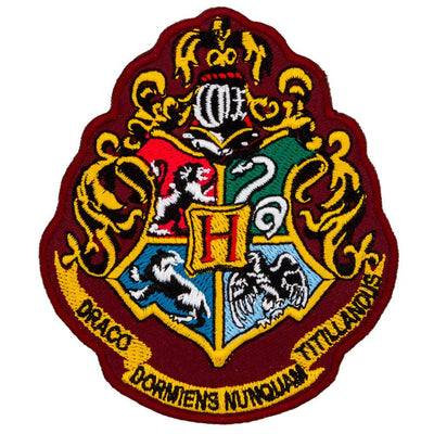 Harry Potter Iron-On Patch Hogwarts Crest - Gift Arch