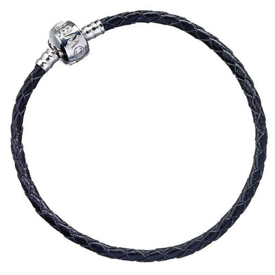 Harry Potter Leather Charm Bracelet Black XL - Gift Arch